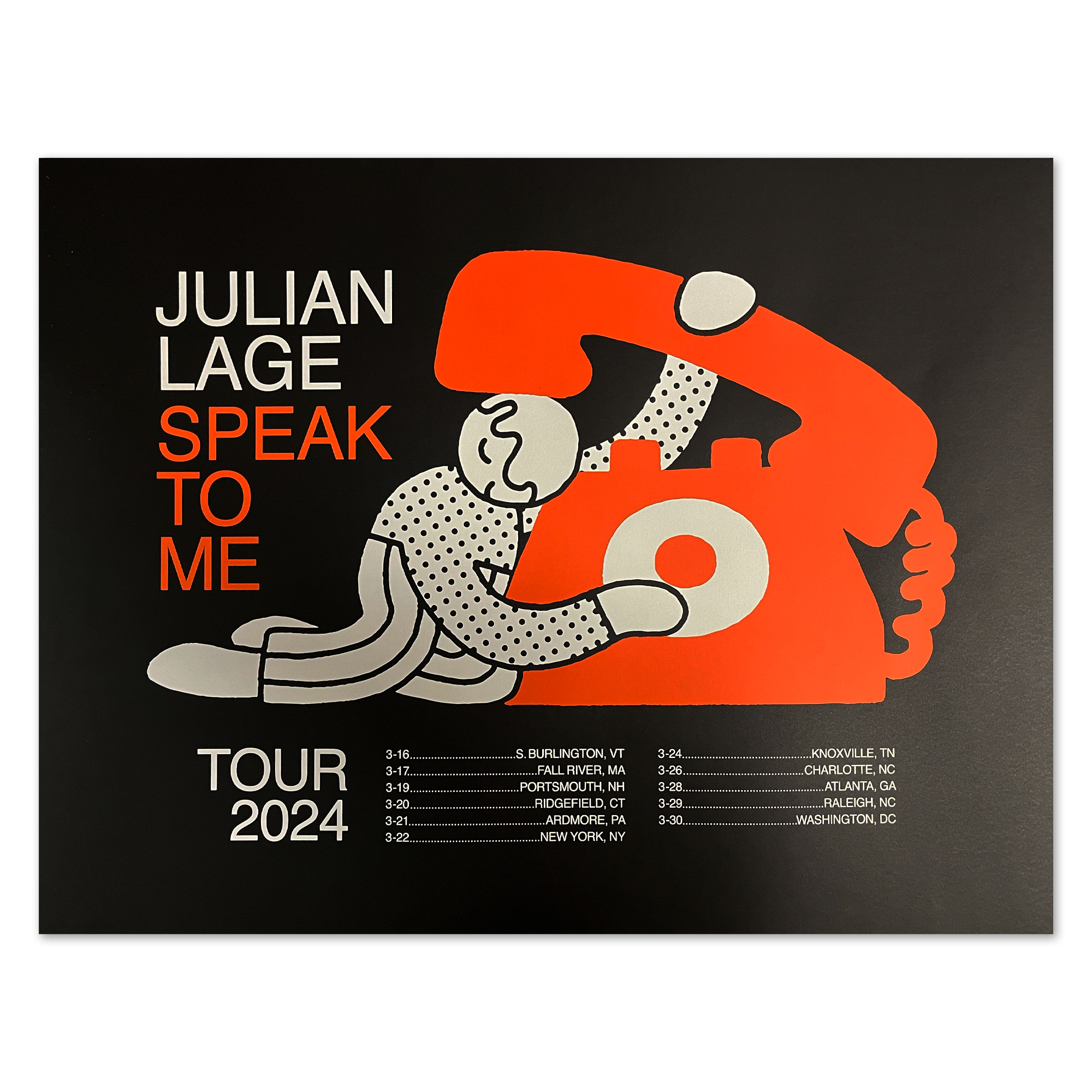 2024 Speak To Me Spring Tour Poster