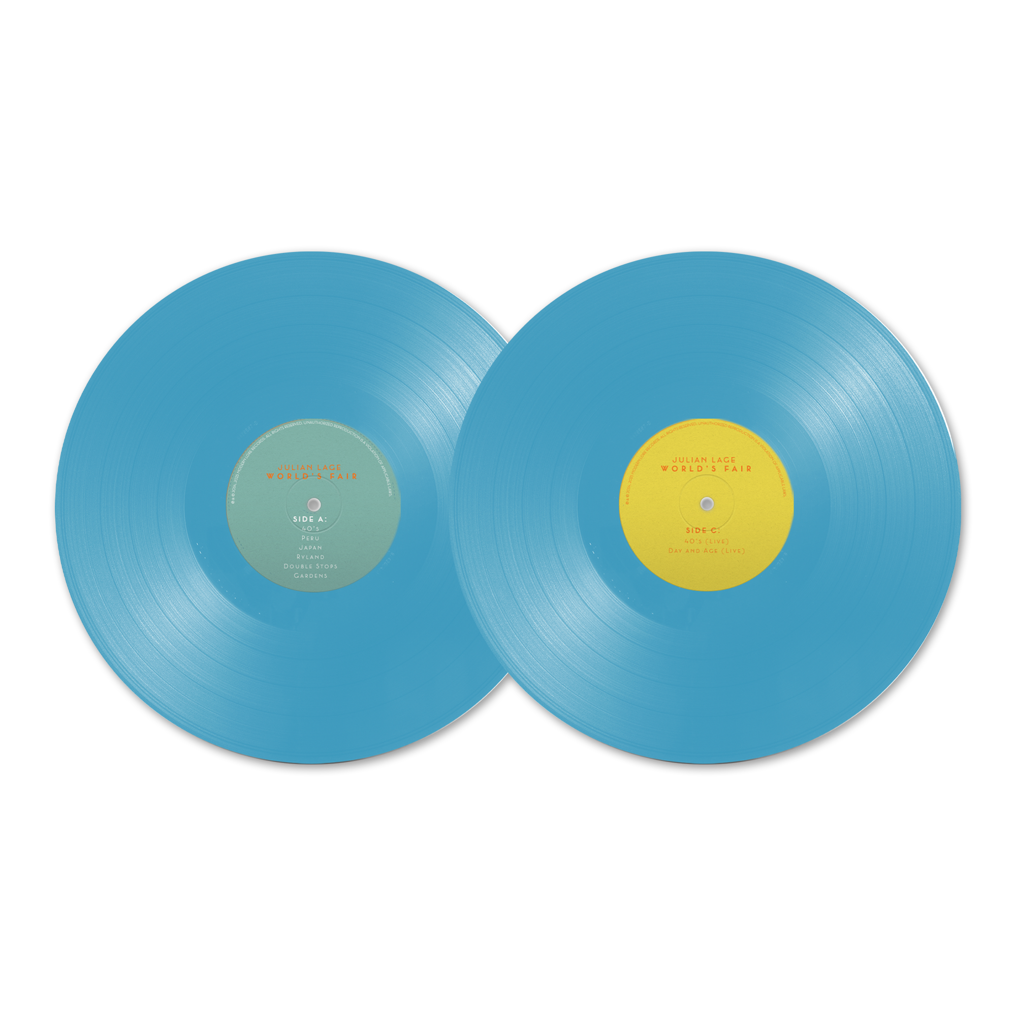 World's Fair 10th Anniversary Blue Double Vinyl